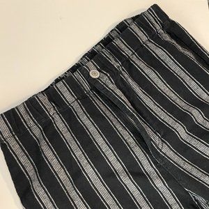 Brandy Melville Tilden Black and White Striped Pants